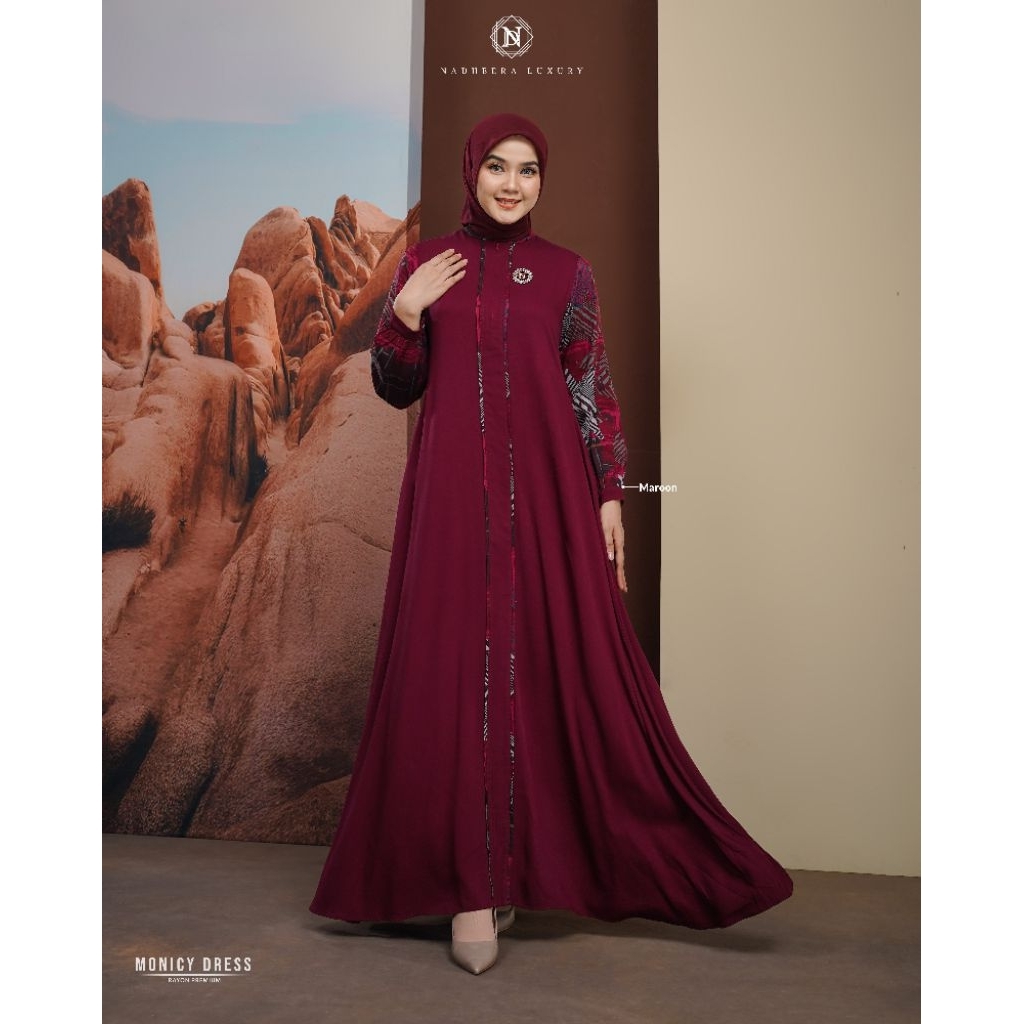 MONICY DRESS - NADHEERA LUXURY RAYON PREMIUM