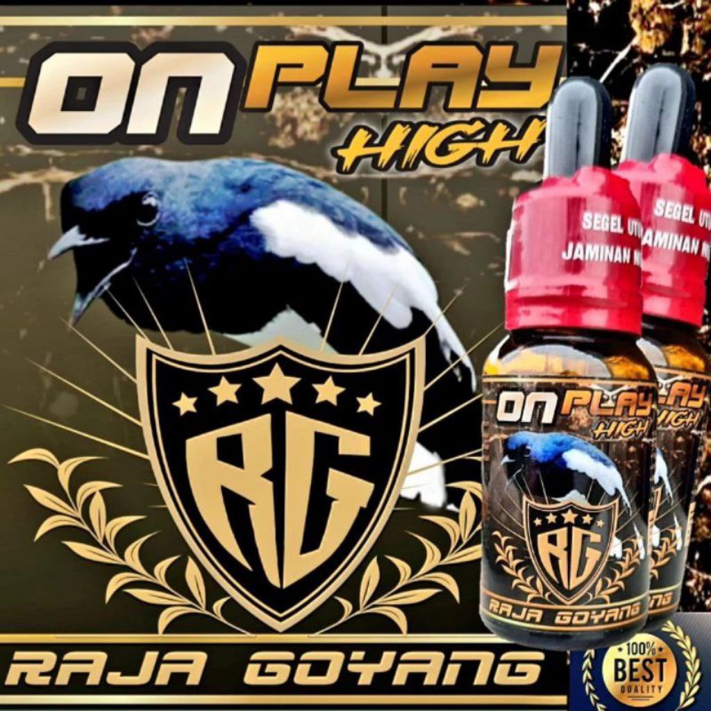 HIGH ON PLAY RG BOOSTER KACER VITAMIN BURUNG KACER ORIGINAL RAJA GOYANG