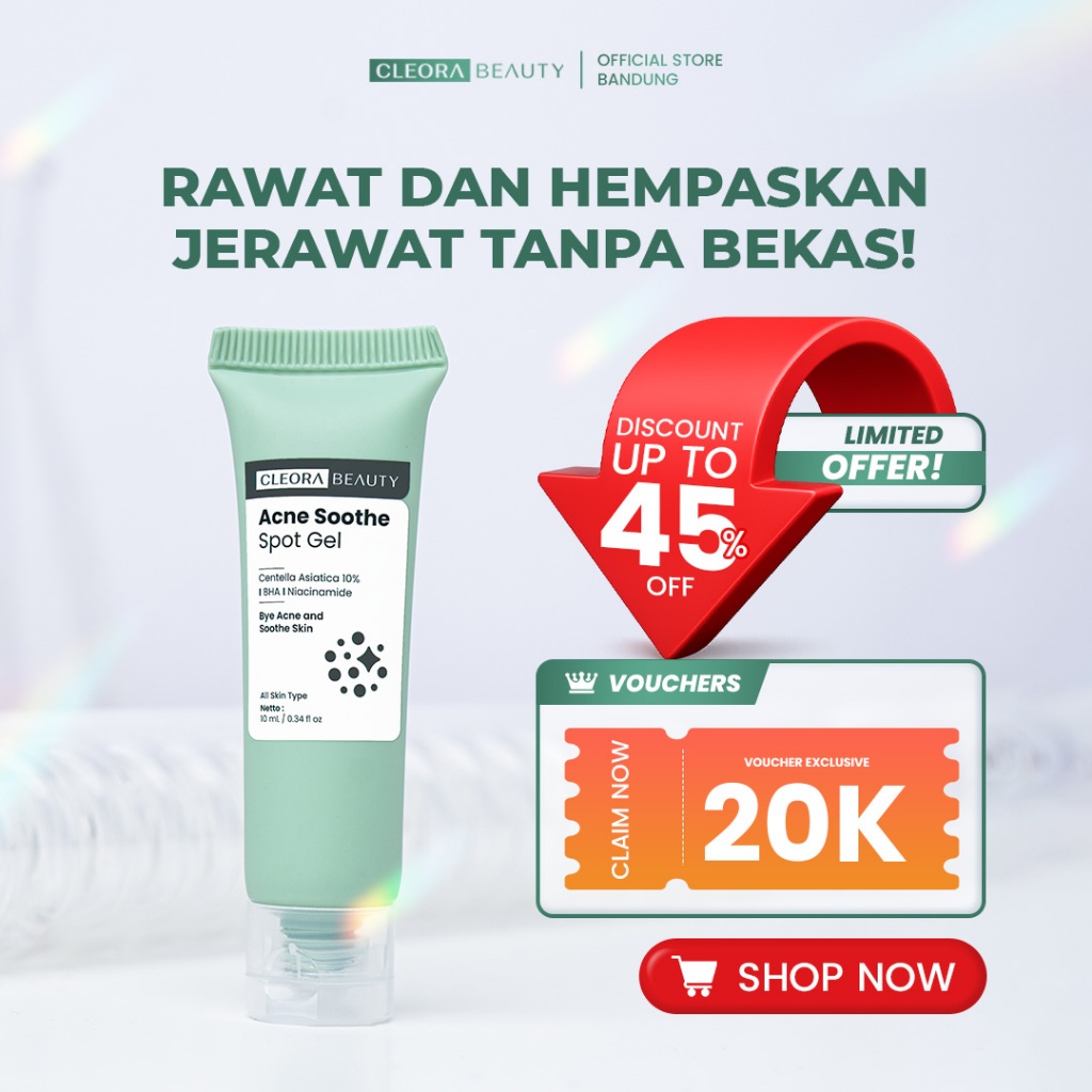 [HOT SALE] Acne Soothe Spot Gel - Obat Totol Jerawat Dan Penghilang Bekas Acnes Untuk Wanita Pria Sk