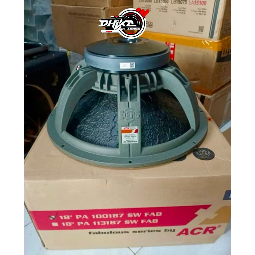 SPEAKER ACR 18” 100187 SW FAB ORIGINAL / Speaker Acr 18” 100187 SW Subwoofer / SPEAKER ACR 18” 10018