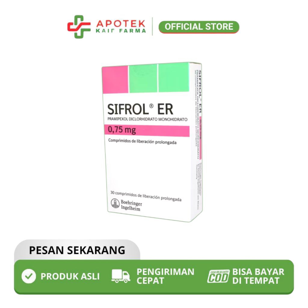 Sifrol 0,75 mg perbox