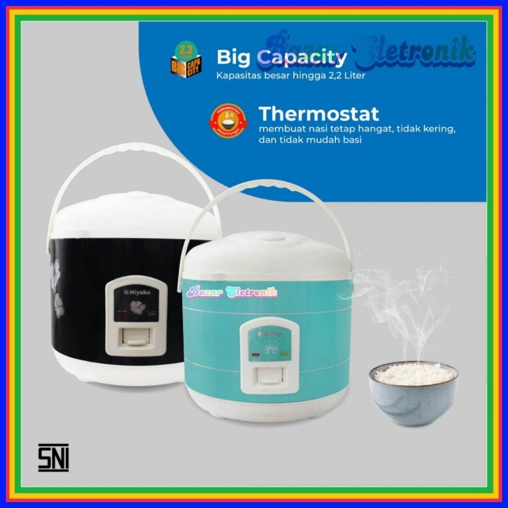 MAGIC COM MIYAKO 838 / MAGIC COM MIYAKO 2.2 LITER / MAGIC WARMER PLUS MIYAKO MCM 838