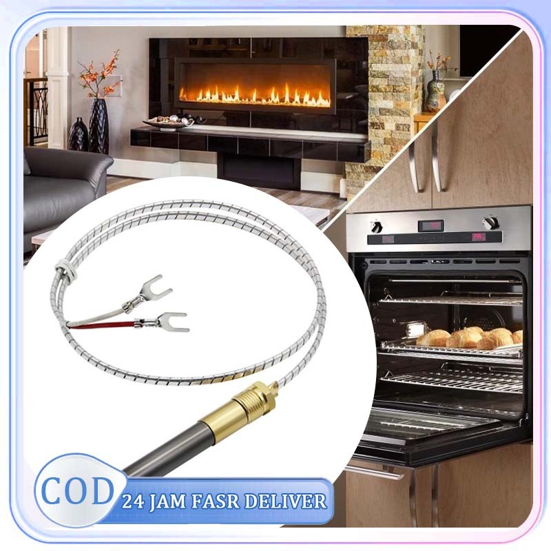 91cm Thermopile Fryer Thermocouple Bundel Deep Fryer Gas Oven Kompor Burner Aksesori Tahan Suhu