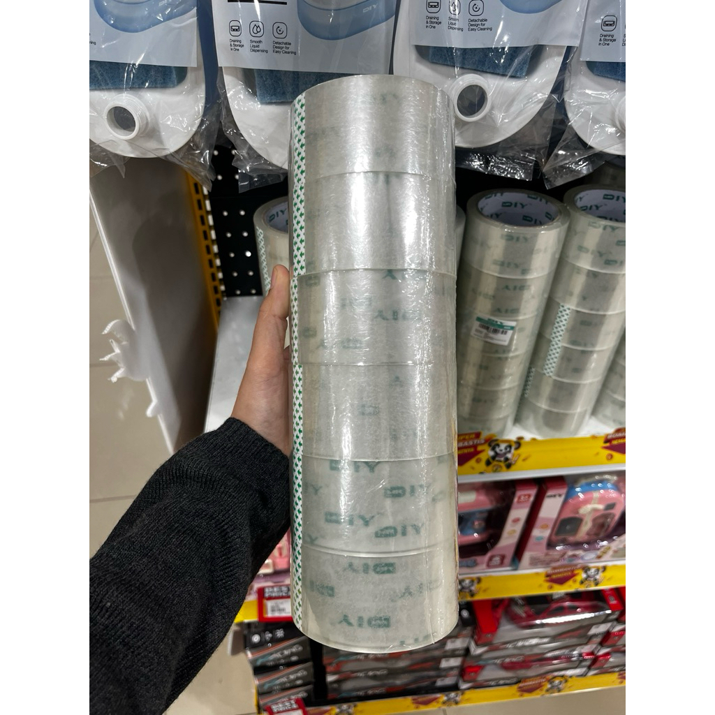 Lakban bening MR D I Y /Tape 6pcs