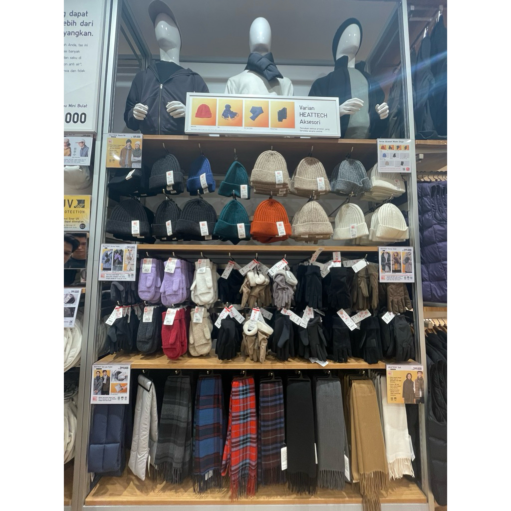 UNIQLO Syal Heattech JASTIP