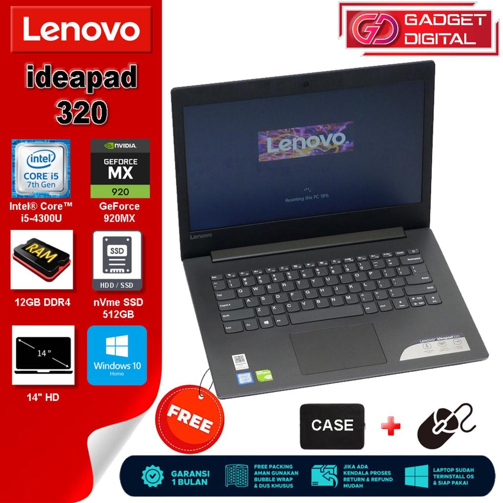 Laptop Lenovo Ideapad 320 Core i5-7200U GeForce 920MX | 12GB / 512GB | 14" HD