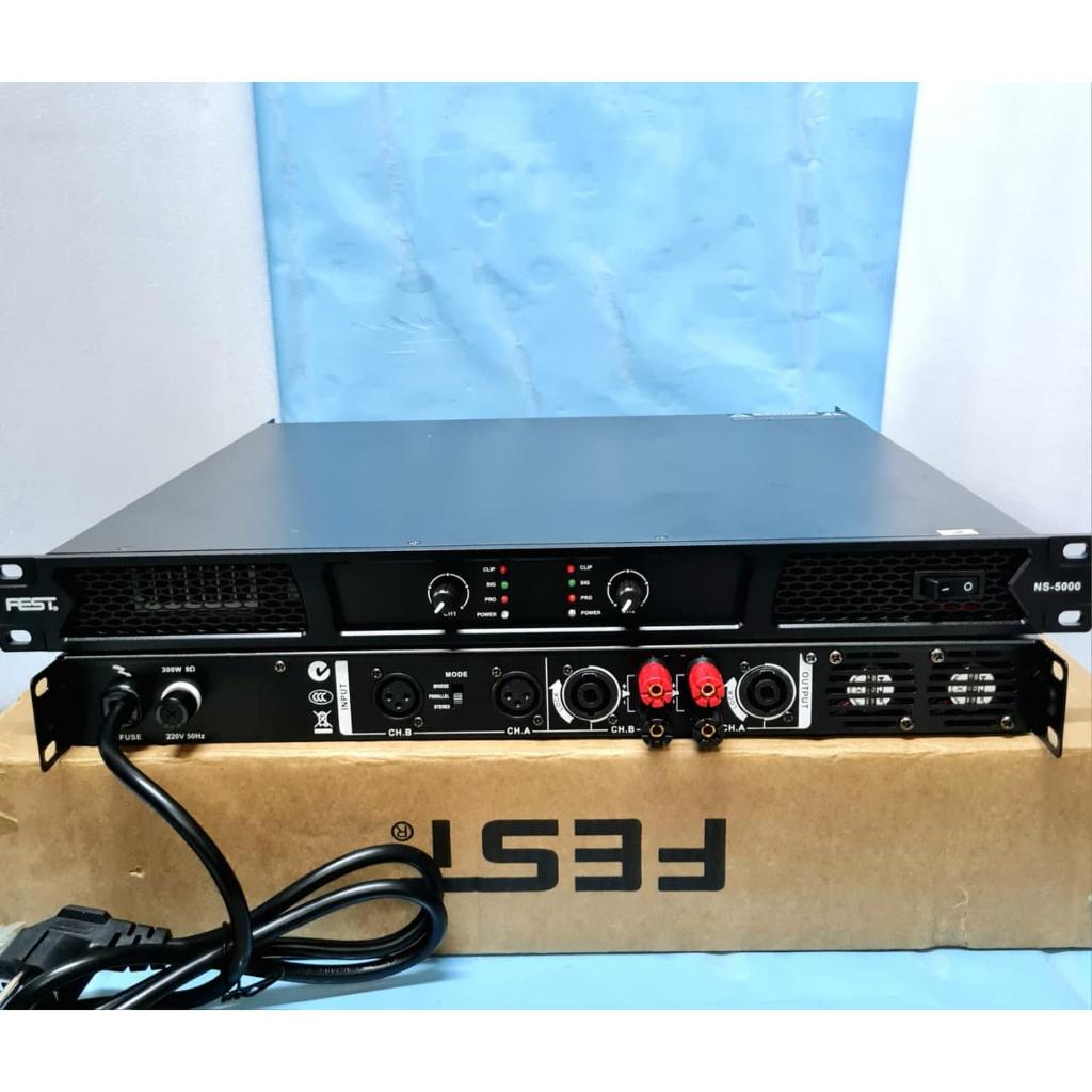POWER FEST NS 5000 ORIGINAL PRODUCT POWER AMPLIFIER FEST NS5000 CLASS H