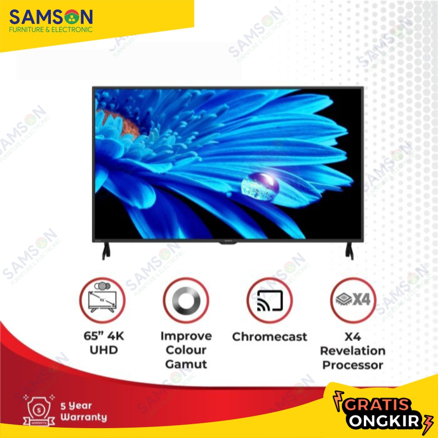 TV LED SHARP 65 INCH / 65" 4T-C65FK1X SMART GOOGLE TV 4K UHD HDR