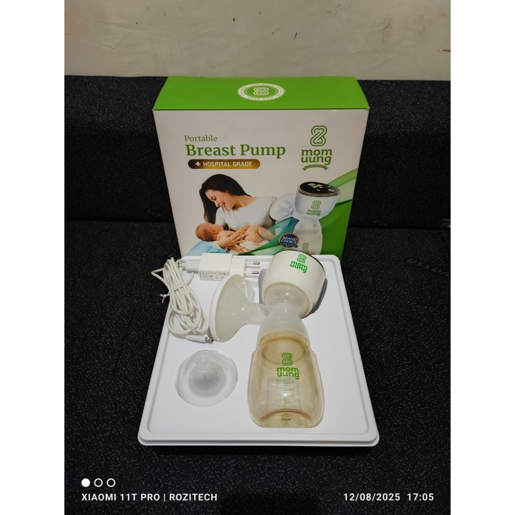 preloved second jarang digunakan pompa ASI portable merek mom uung