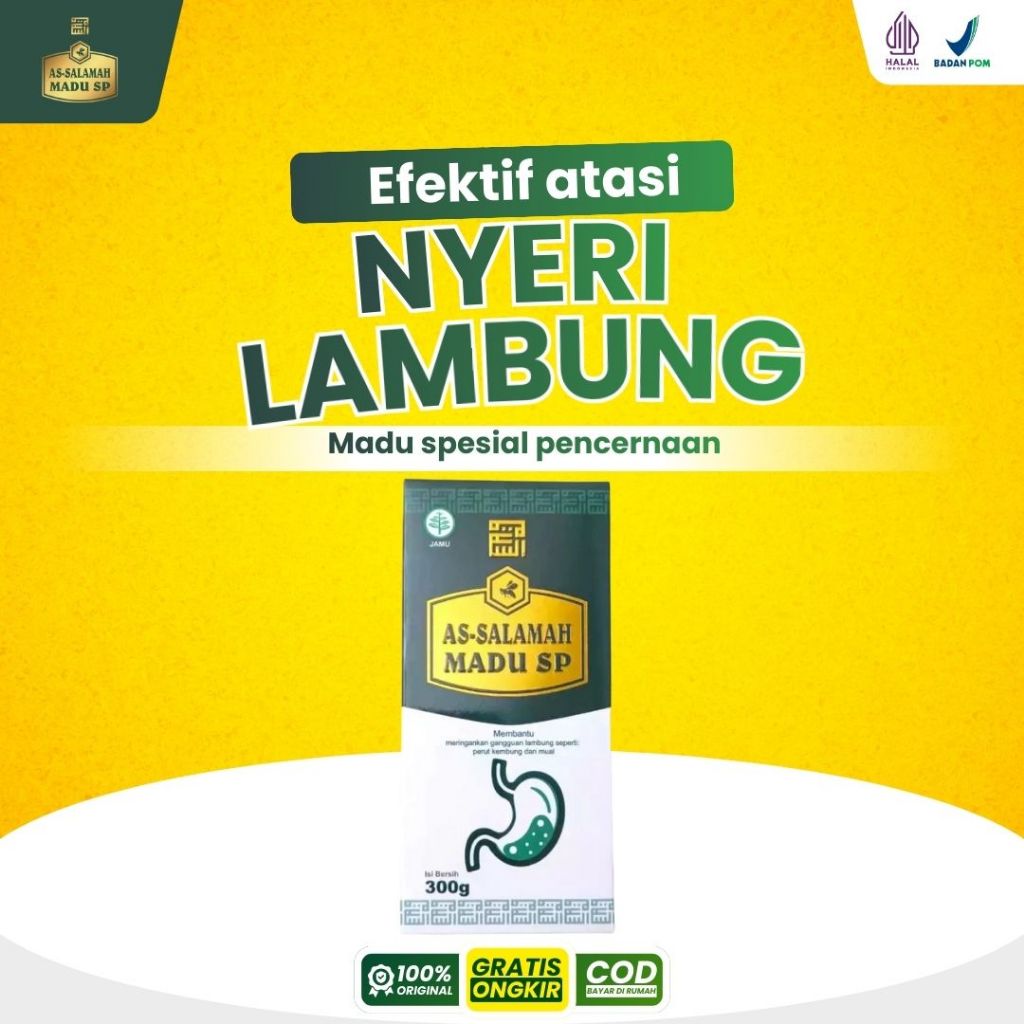 Madu Pencernaan SP As Salamah 300g Herbal Halal