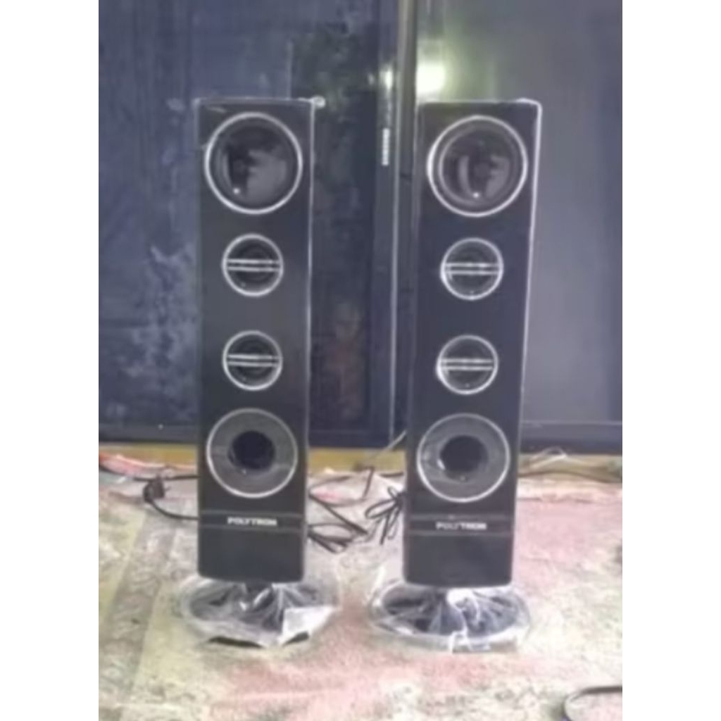 Speaker Tower polytron pasif sepasang