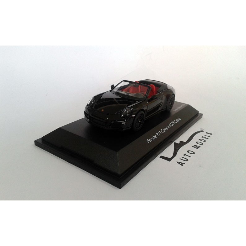 Schuco Porsche 911 Carrera 4 GTS Cabrio Black