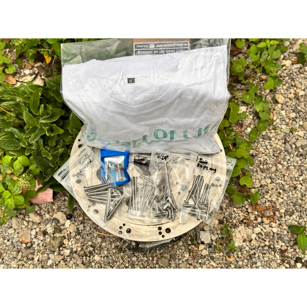 Bone baut fullset mesin megapro tiger stainless FREE KAOS