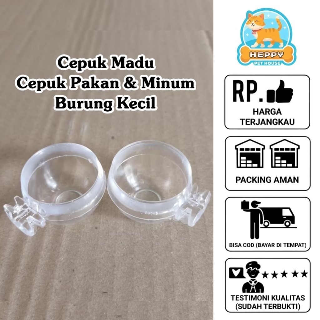 Cepuk Madu/Cepuk Pakan & Minum Burung Kecil