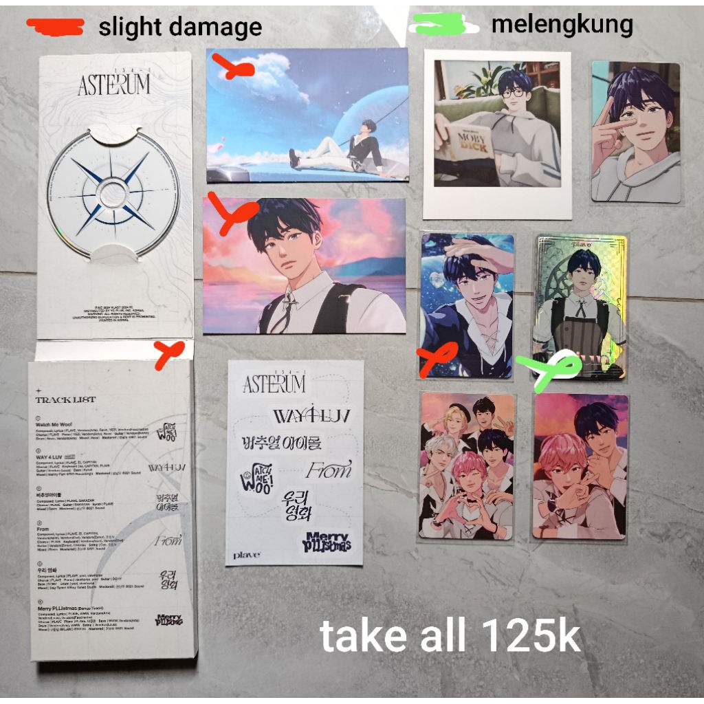 UNSEALED MINI ALBUM PLAVE ASTERUM 134-1 YEJUN VER (INCLUSION SESUAI FOTO)