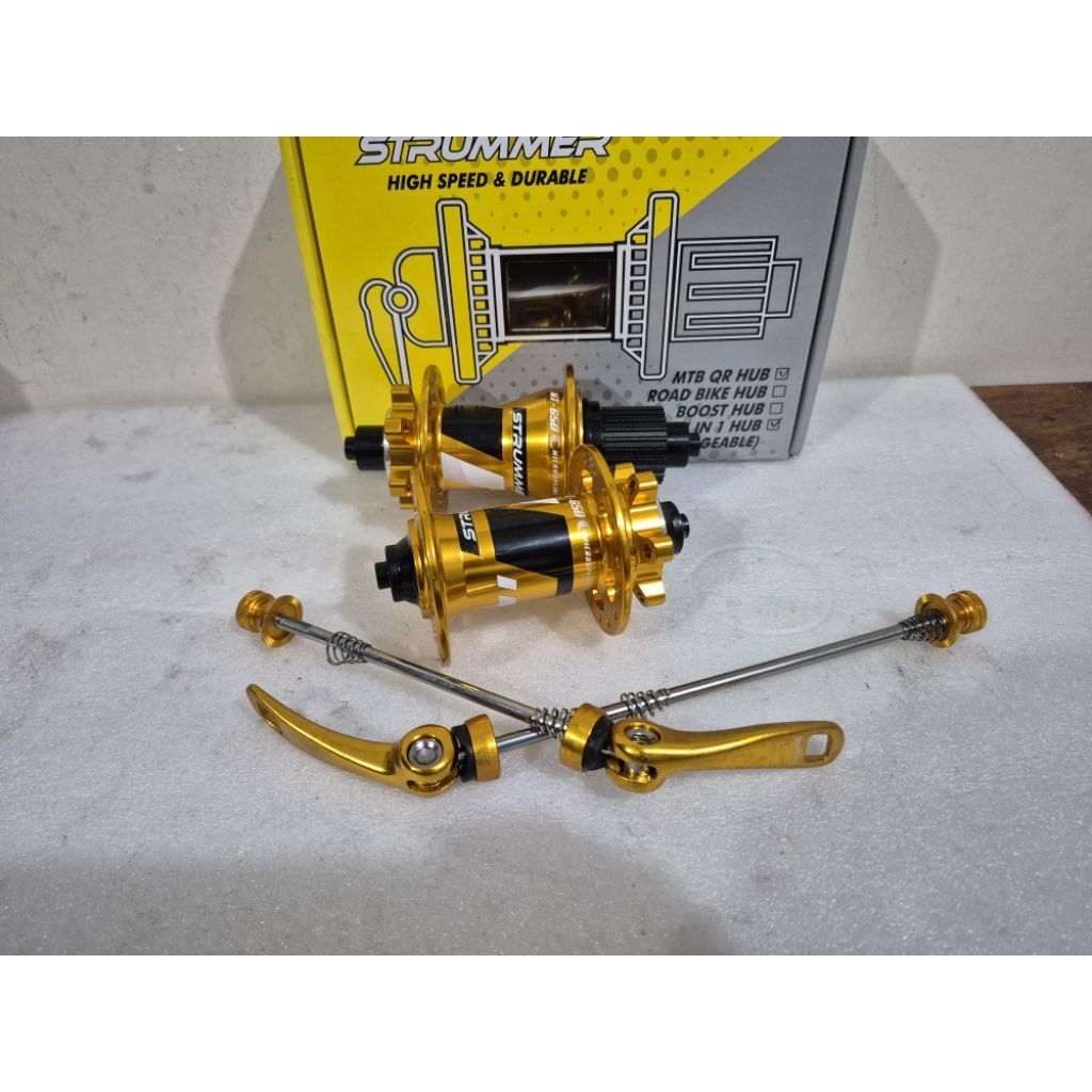 Hub Freehub Strummer MT650 Microspline QR old 100 135 mm 12 speed 7 bearing Tawon Keras discbrake 6 