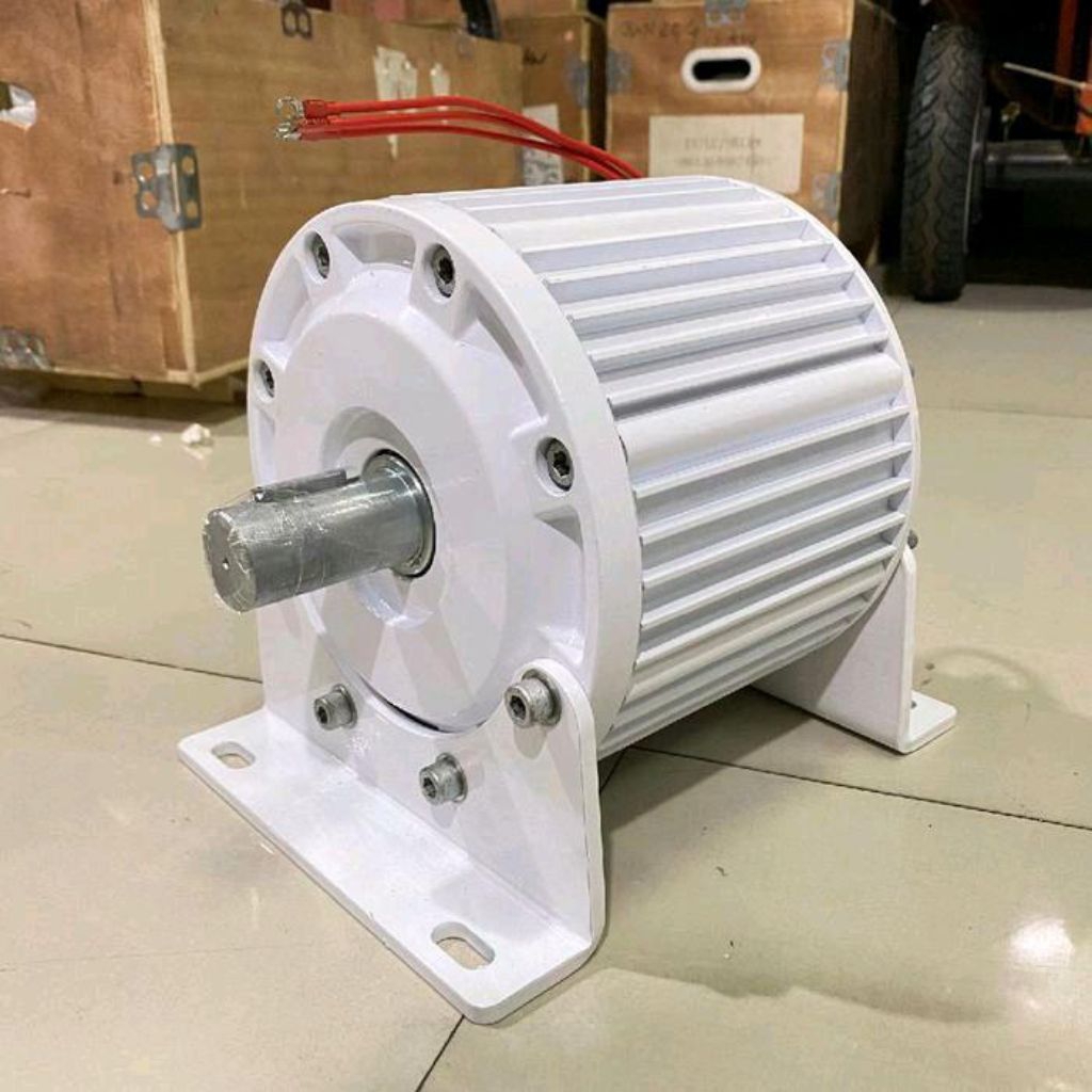 Generator Magnet Permanen Permanent Wind Turbine Turbin Angin 1000W 24V 48V Low RPM 500 RPM