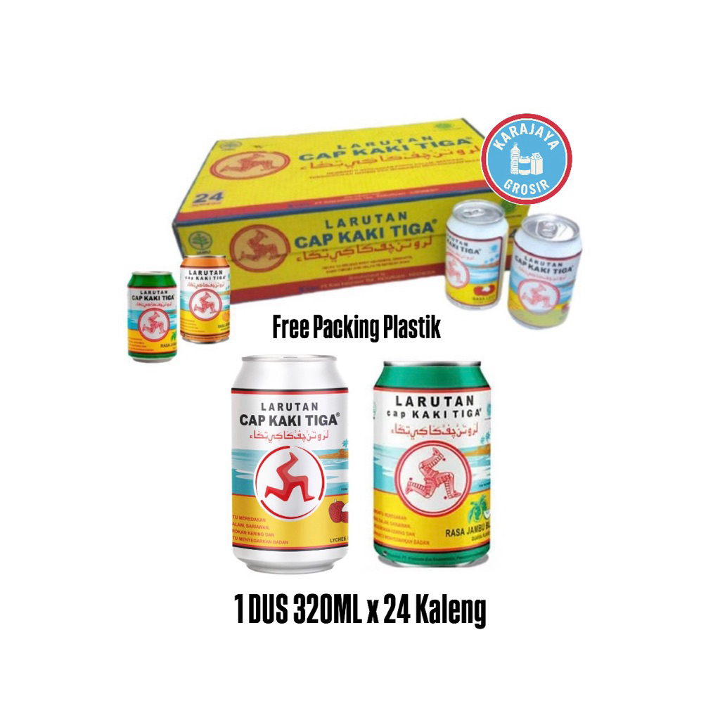 PROMO LARUTAN CAP KAKI TIGA 1 DUS 320ML 24 KALENG