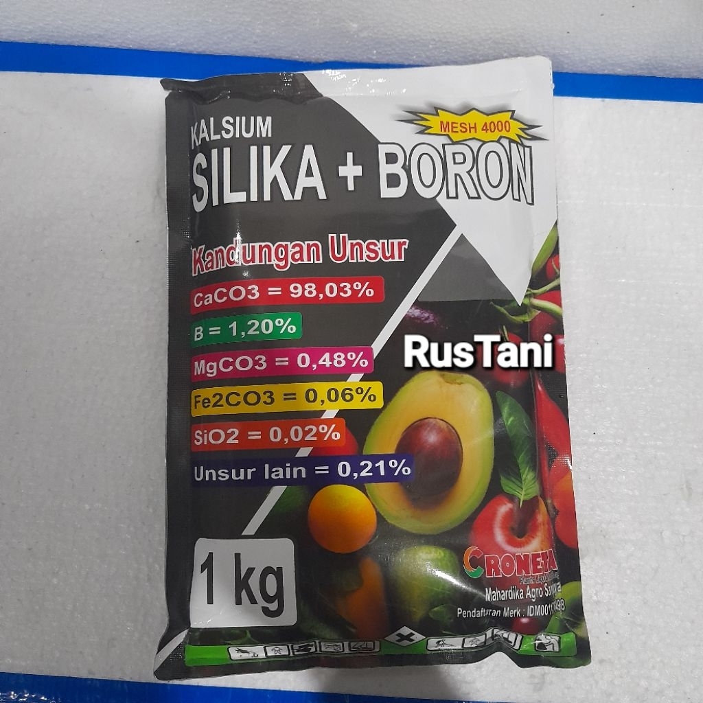 Pupuk Kalsium silika + boron @1kg