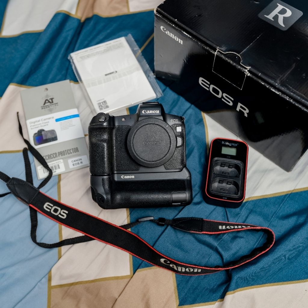 kamera canon eos R dan BG grip eos R ori canon