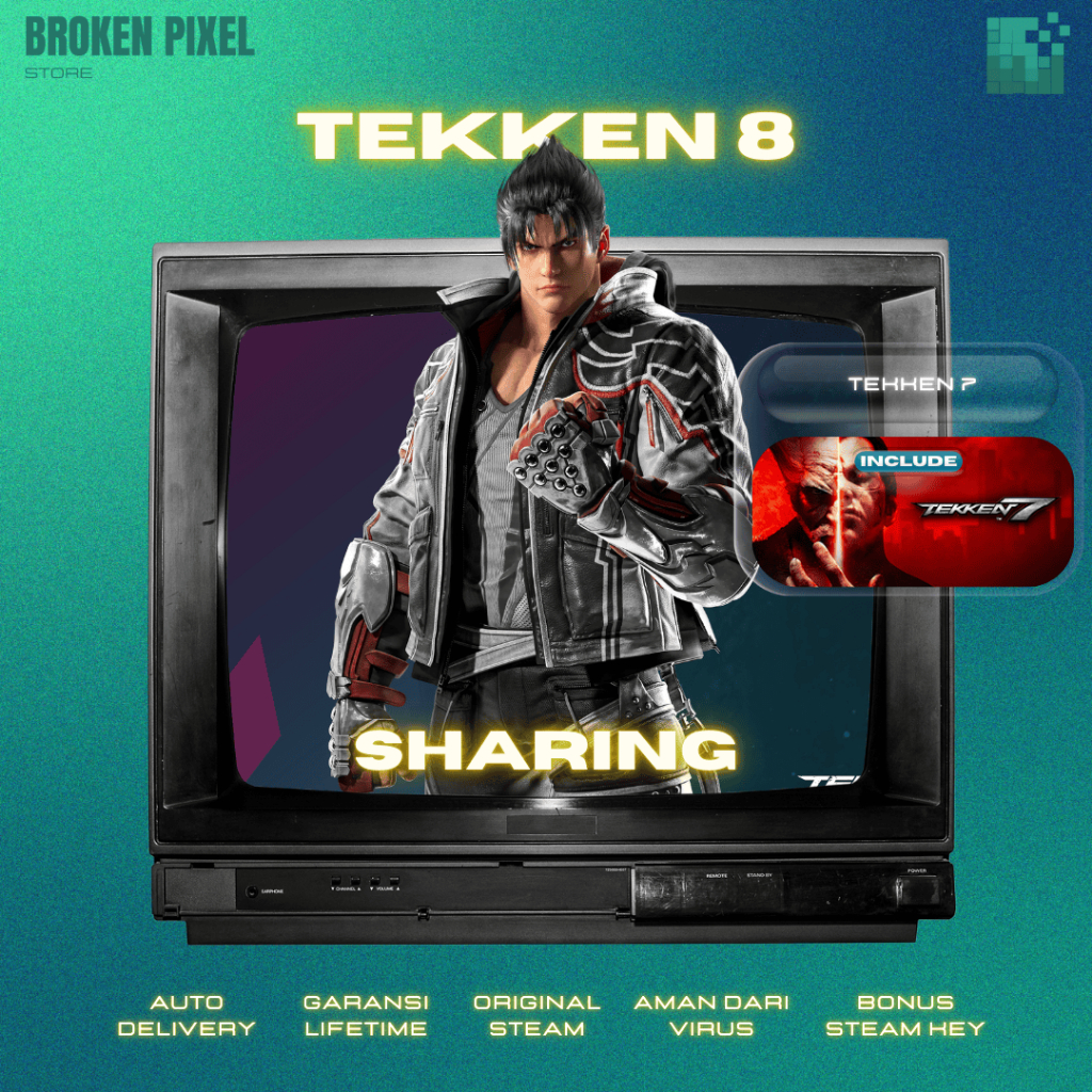 [BONUS GAME STEAM] Tekken 8 (Sharing With Tekken 7) / AUTO DELIVERY / STEAM / Game PC / Games Comput