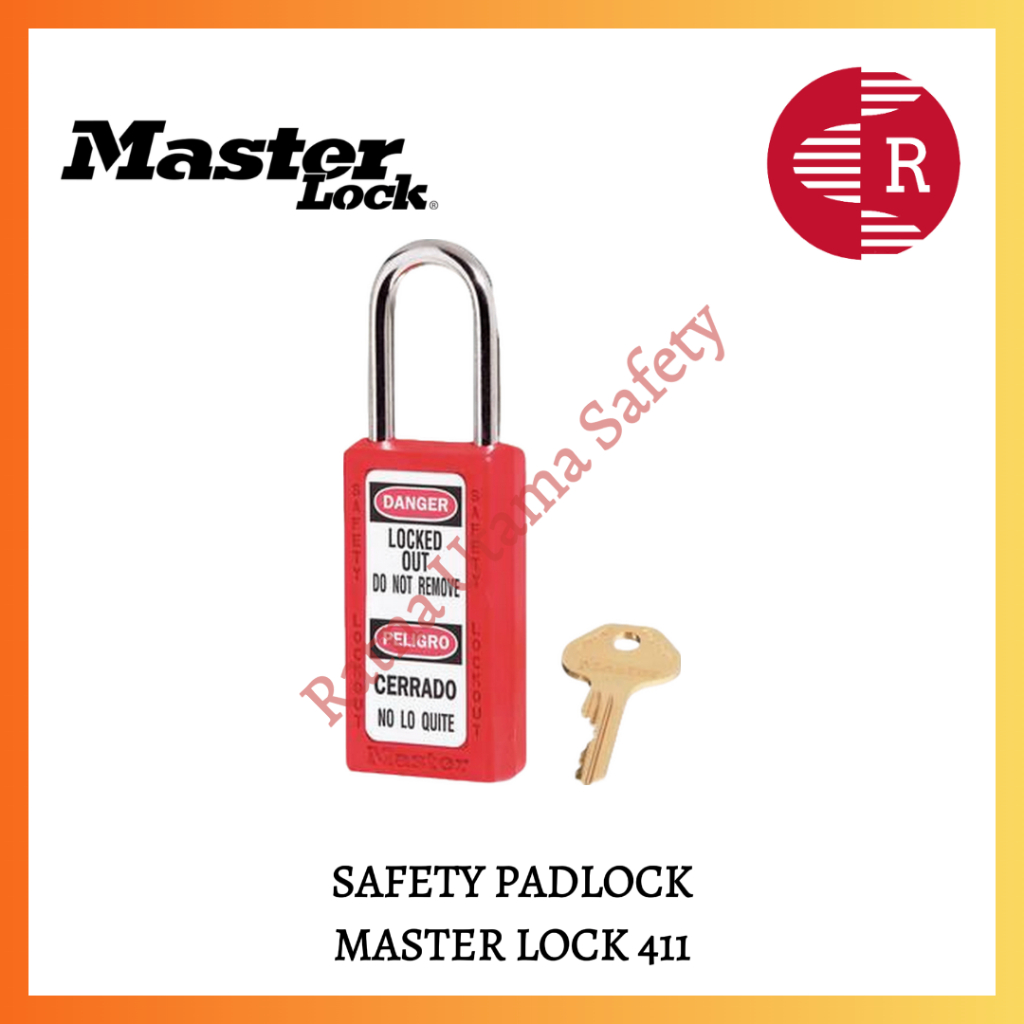 SAFETY PADLOCK MASTER LOCK 411