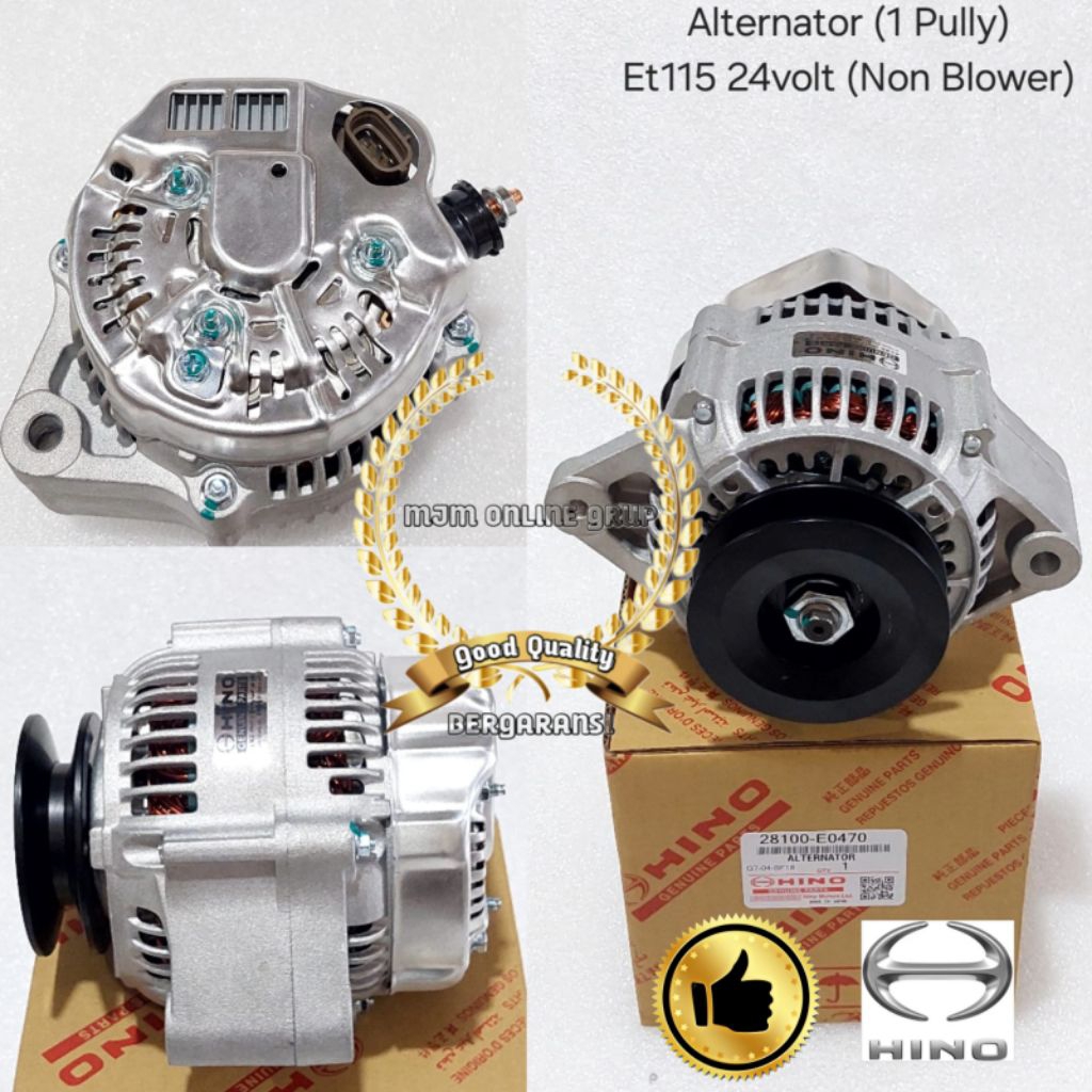 ALTERNATOR ASSY DINAMO CAS DYNA ET115 24VOLT ORIGINAL