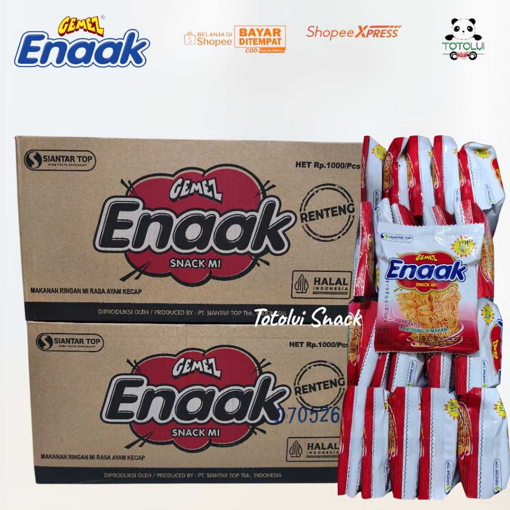 MIE GEMEZ ENAK MIE NIKMAT JADUL VIRAL HARGA PER 1 DUS 80 PCS