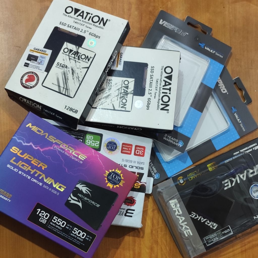 BOX SSD BEKAS BAIK RAMDOM