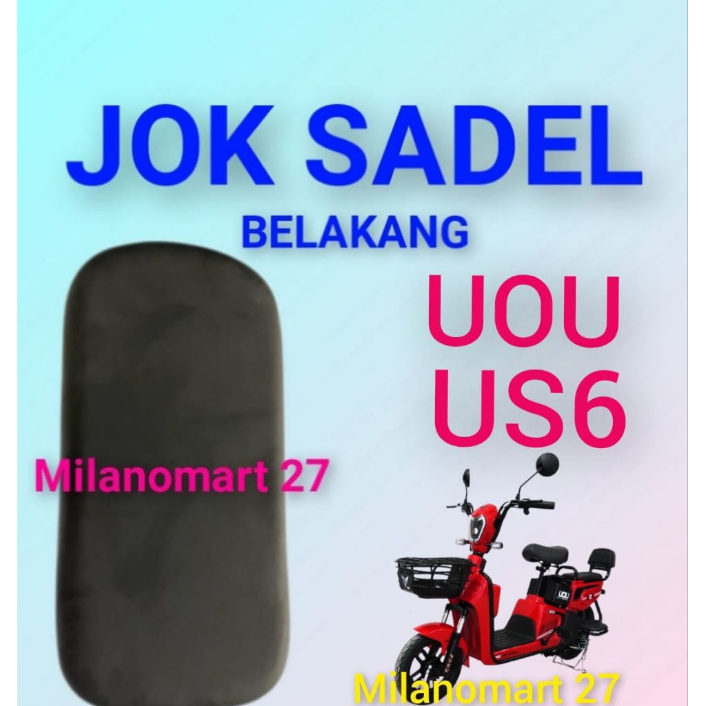 jok sadel belakang sepeda listrik uou US6 jok sadle belakang sepeda listrik uou us6