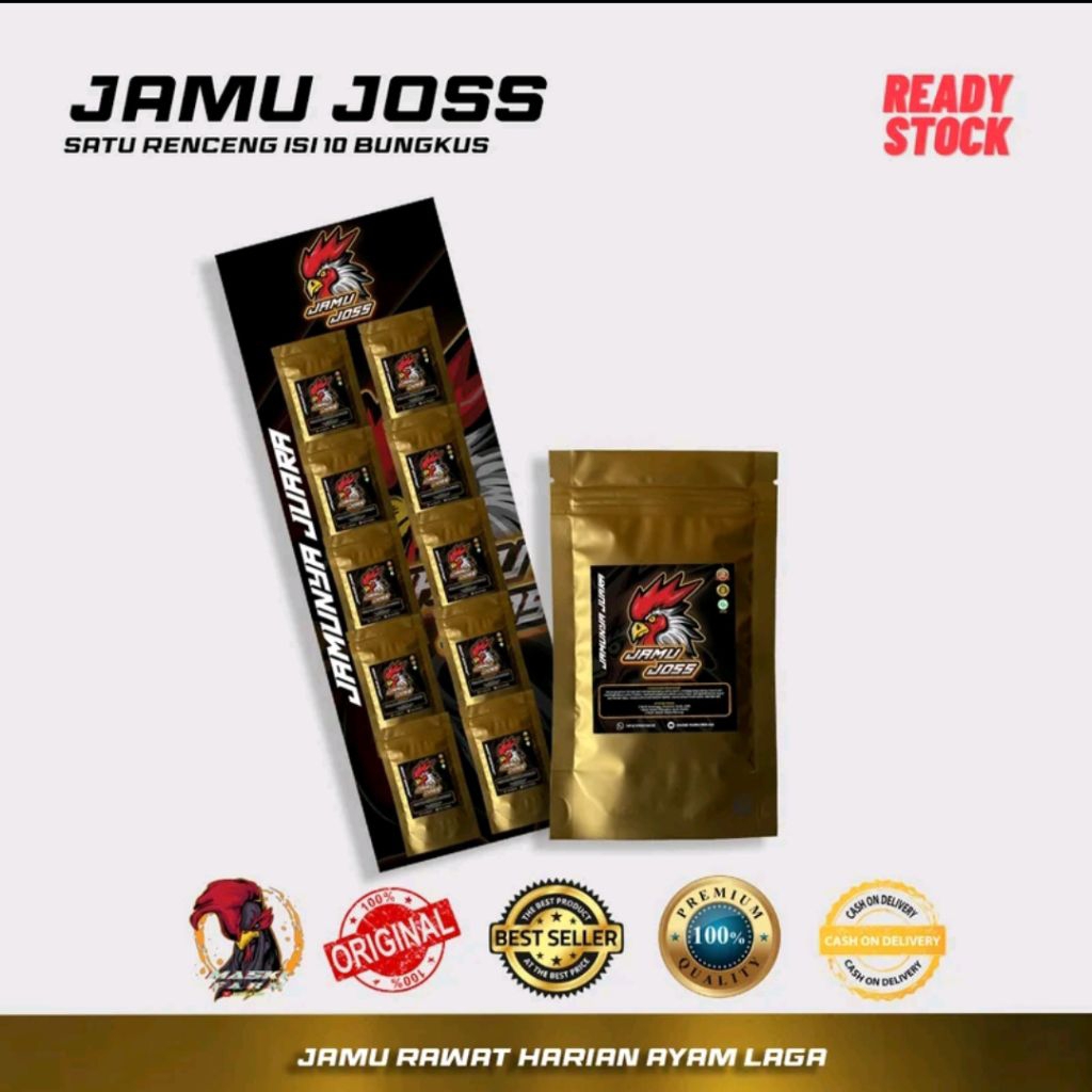 JAMU JOSS - JAMU RAWATAN HARIAN AYAM LAGA (PENAMBAH STAMINA DAN DAYA TAHAN TUBUH AYAM LAGA) JAMU HAR