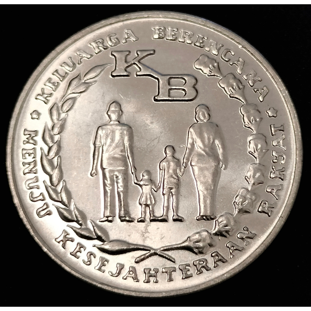 Uang Kuno Koin 5 Rupiah 1974 KB Besar