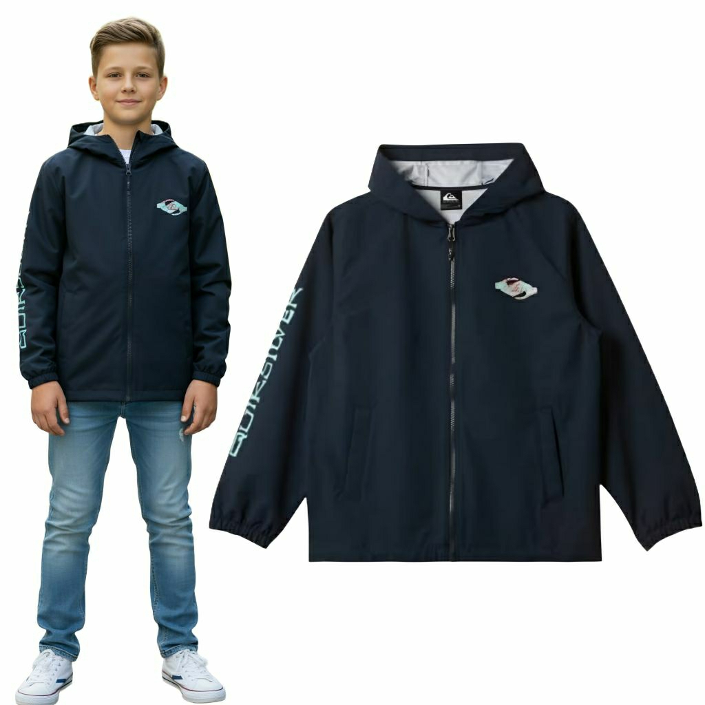 Quiksilver for Boys and Girls Hoodie Jacket /Jaket Hoodie Anak Laki-laki dan Perempuan Quiksilver (8