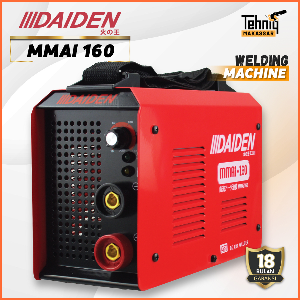 Mesin Las Listrik / Alat Las Listrik Inverter DAIDEN MMAi 160 Trafo Las Welding Machine 160A