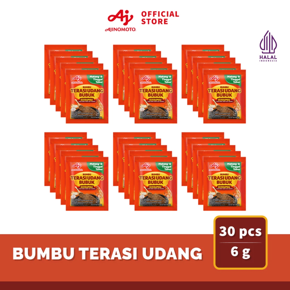 AJI-NO-MOTO® Terasi Udang Berbumbu 6g (30pcs)