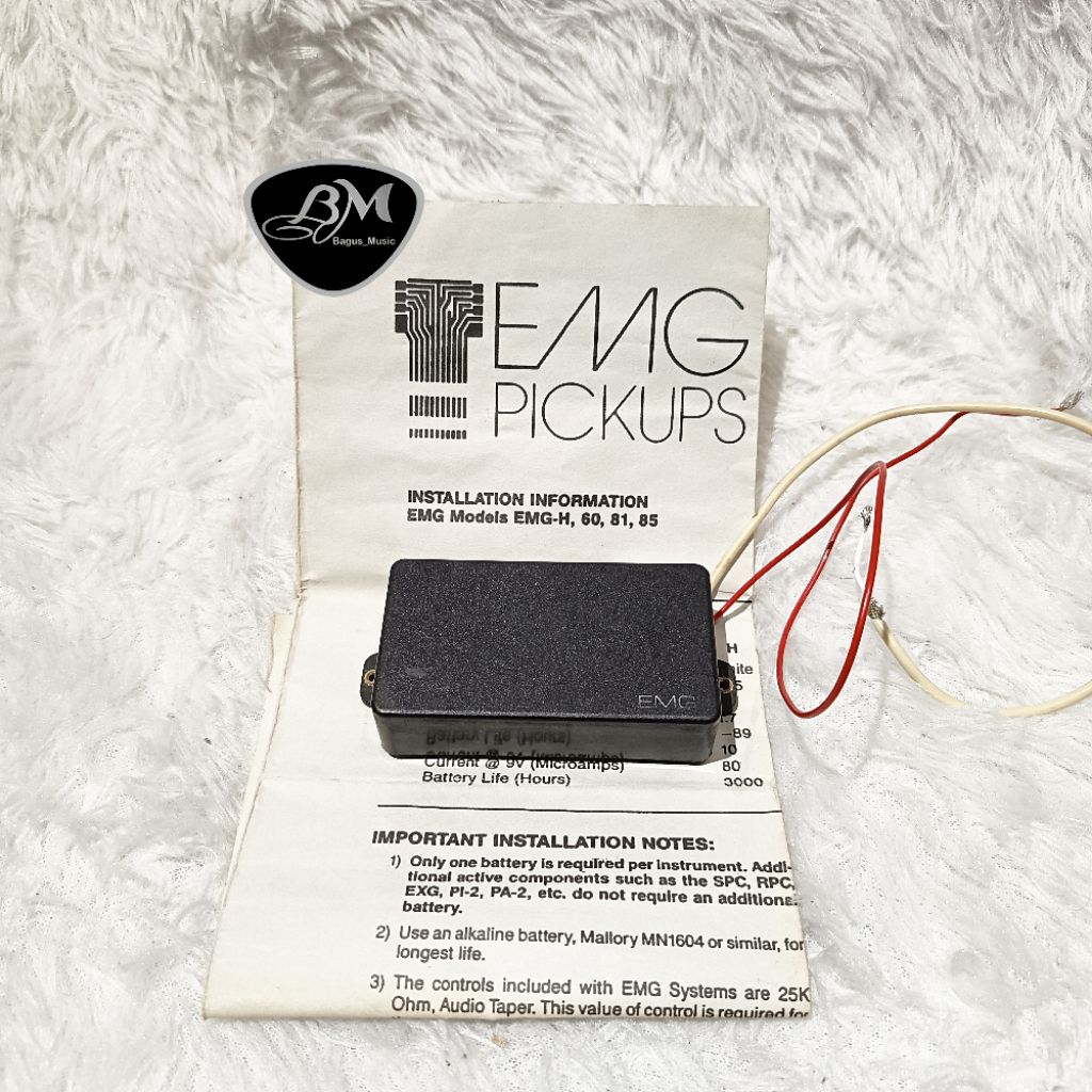Pickup EMG 81 USA Aktif Original