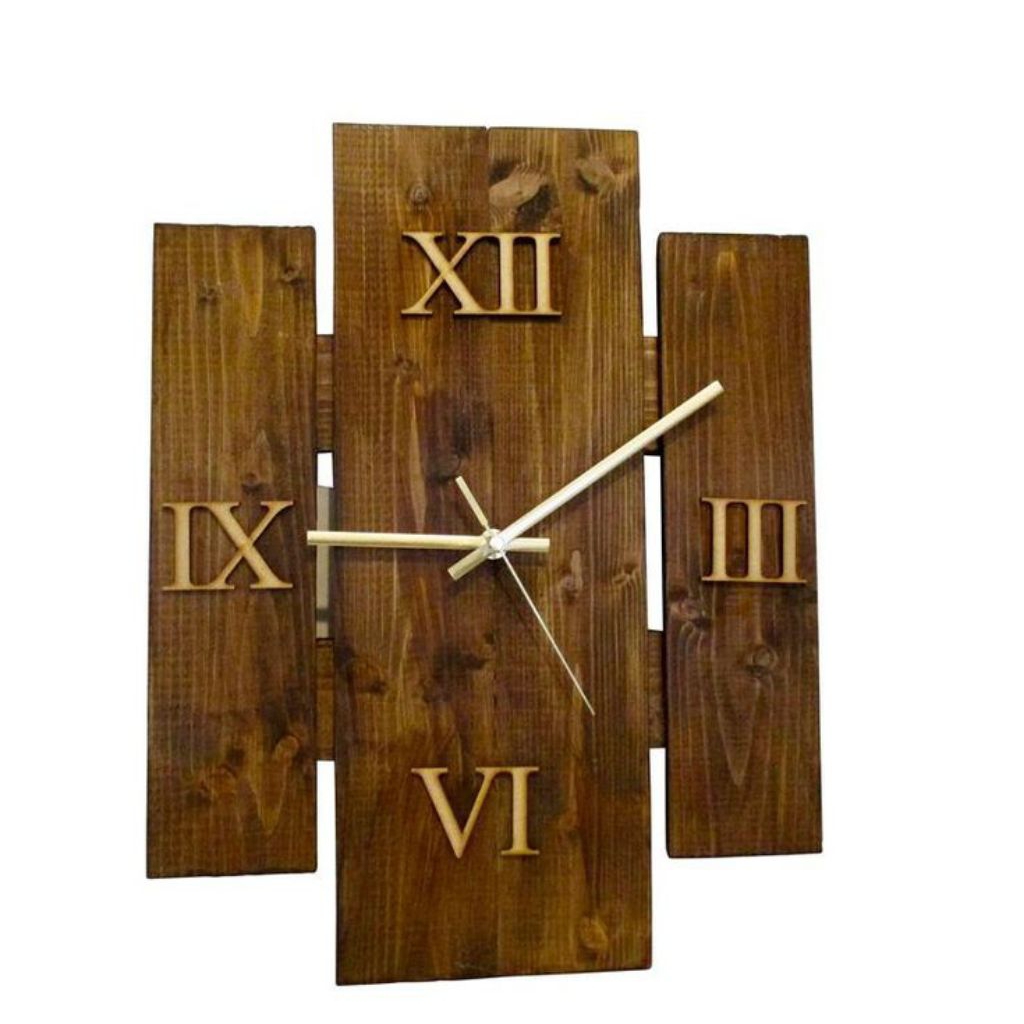 jam dinding angka Romawi/jam dinding Classic/jam dinding asli kayu jati