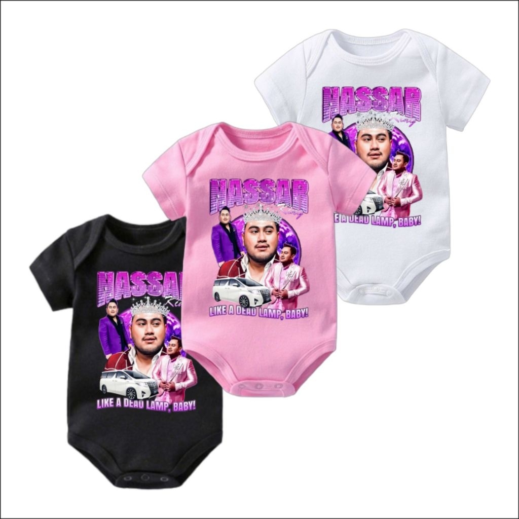 BAJU BAYI JUMPER BABY KING NASSAR NASAR NANAS OPPA KIYOWO | KAOS BAYI KING NASSAR NANAS DISTRO | JUM