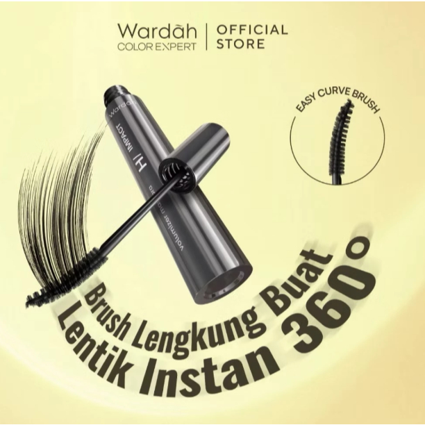 Wardah Hi-Impact Volumizer Mascara / Wardah Mascara / Wardah Hi-Impact Mascara