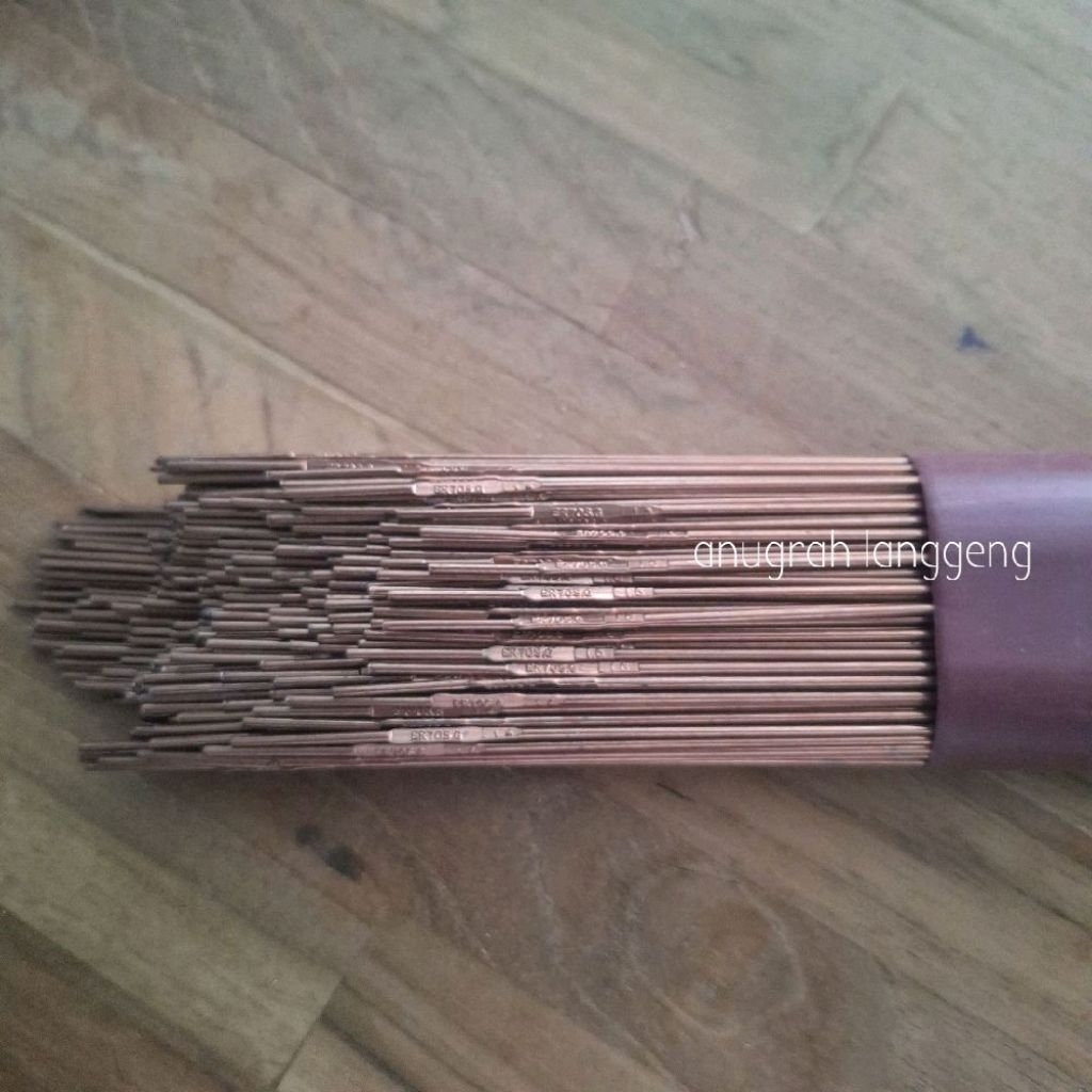 TIG ROD ARGON BESI/BAJA/MILD STEEL ST-50G ER70S-G FILLER ROD diameter 1.6mm panjang 1 meter Kawat La