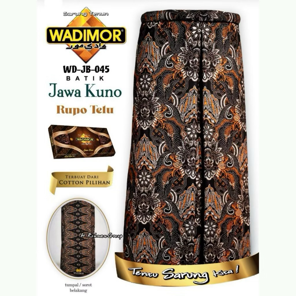 Sarung Wadimor Original Batik Jawa | Sarung Sholat Pria Dewasa