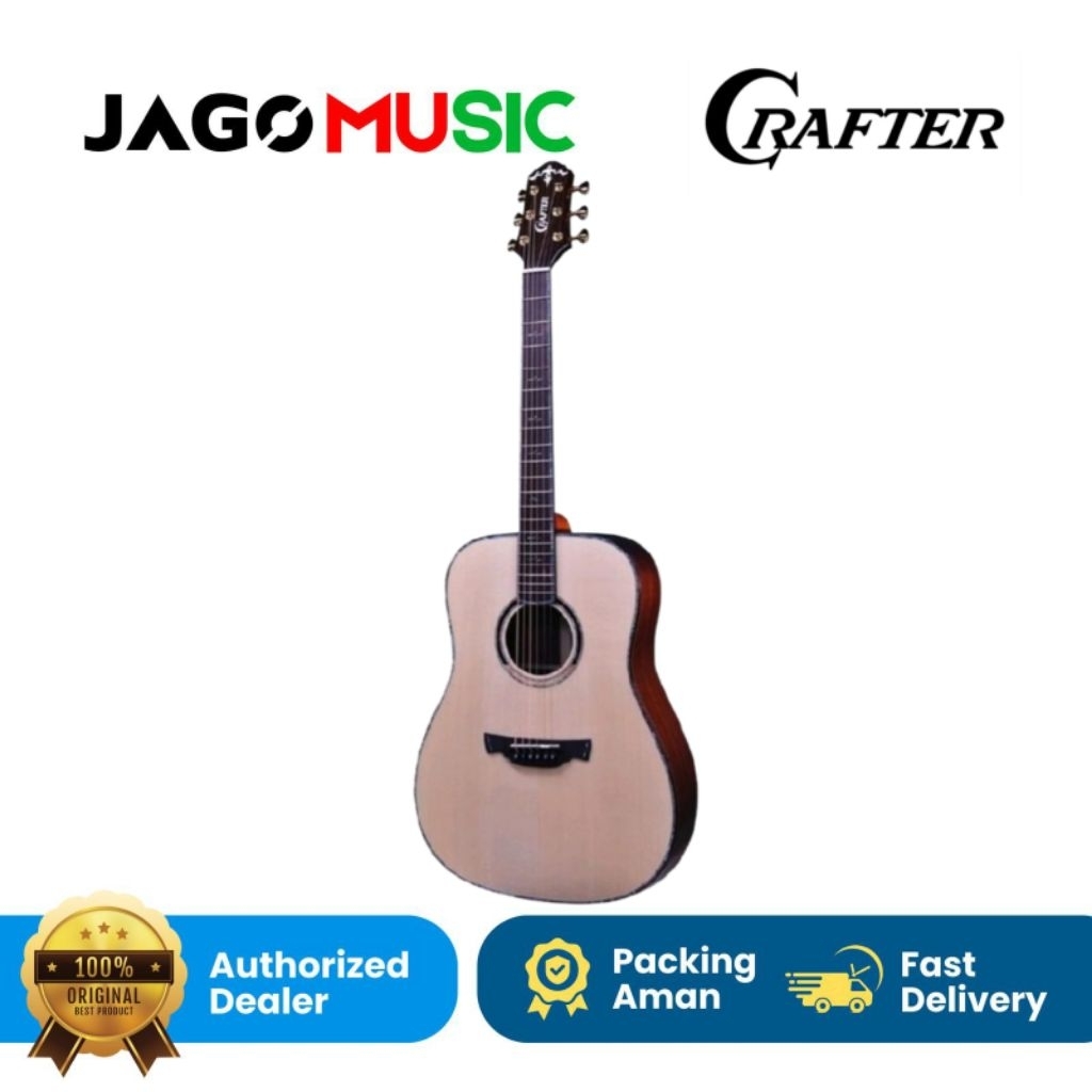 Crafter LX D 7000CE High End Series
Acoustic Electric Guitar All Solid Gitar Crafter LXD 7000 CE Mad