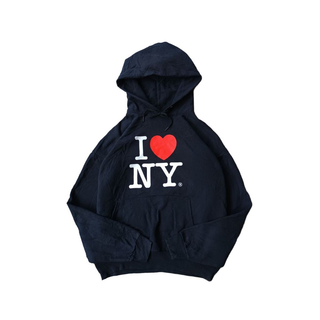HOODIE I LOVE NY BLACK