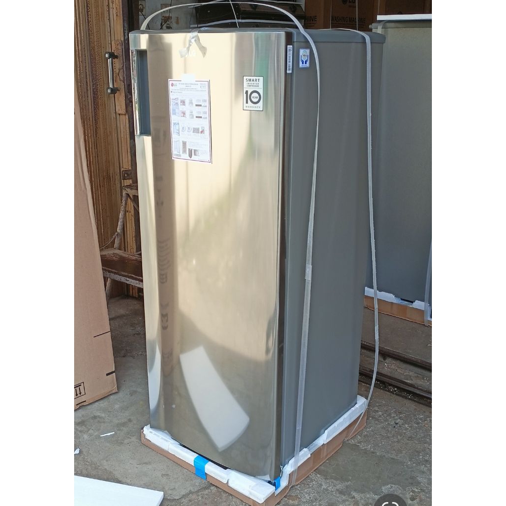 freezer es batu kulkas frizer LG 304sl lemari es batu pendingin direct shelf cooling 6 rak 171 165 l