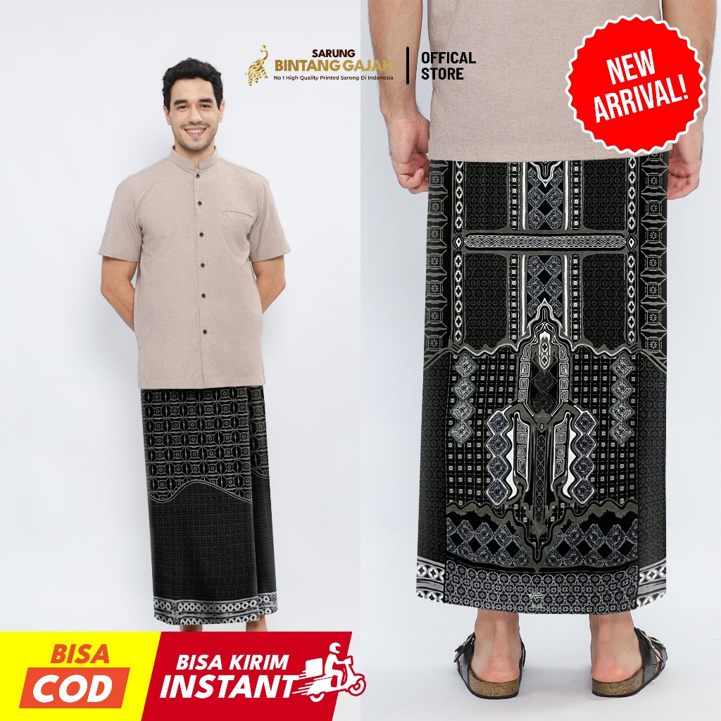 Sarung Bintang Gajah Onta Legenda XS 8369 KELANA Motif Ornamen Abstrak Modern