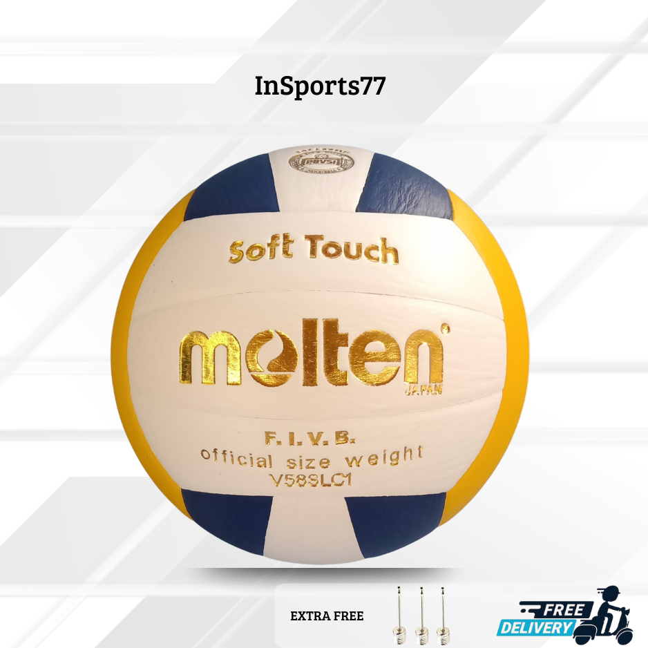 Bola Voli Molten Soptoch Empuk Bonus Dop Jaring