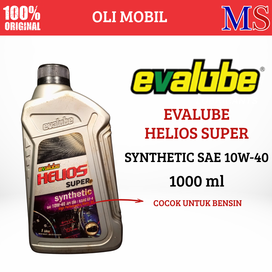 Evalube Helios Super 10W40 1L Oli Sintetis