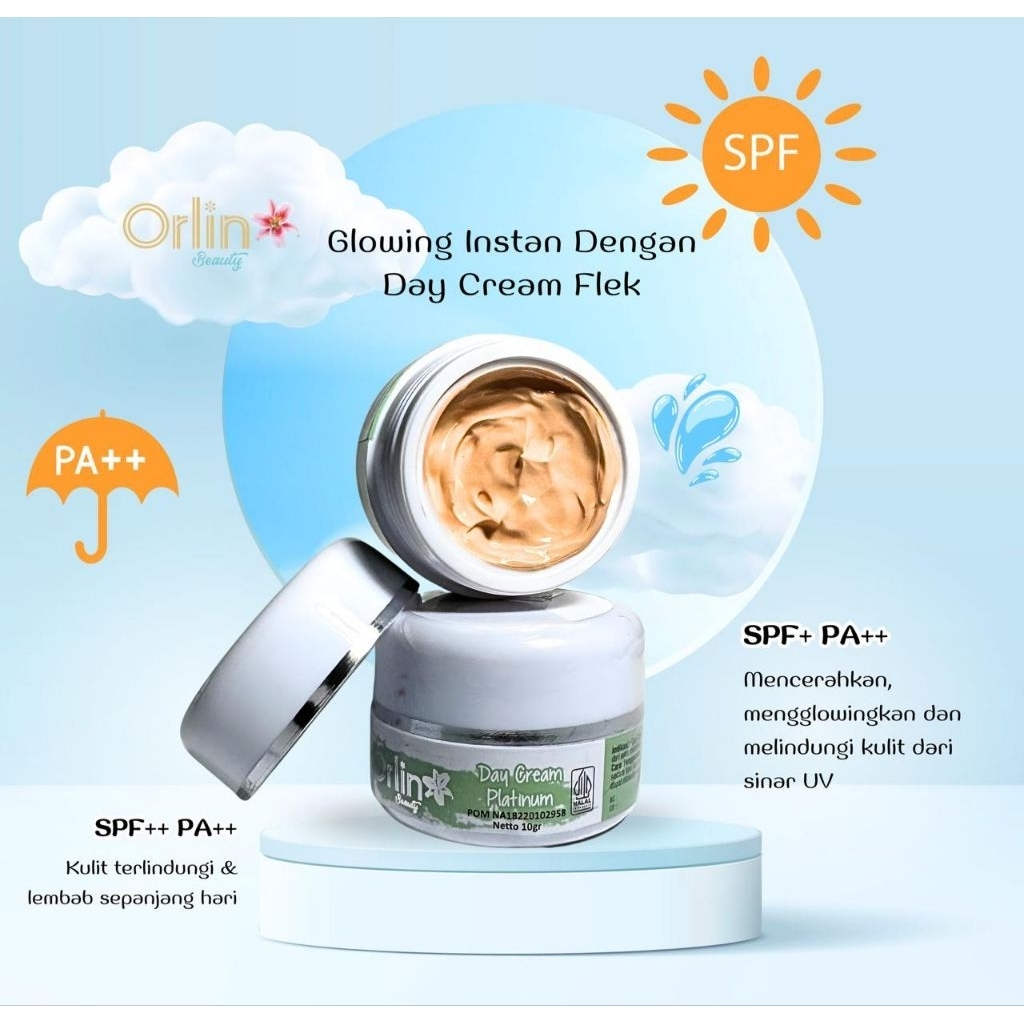 DAY & NIGHT CREAM ORLIN ORIGINAL ORLIN BEAUTY WAJAH GLOWING