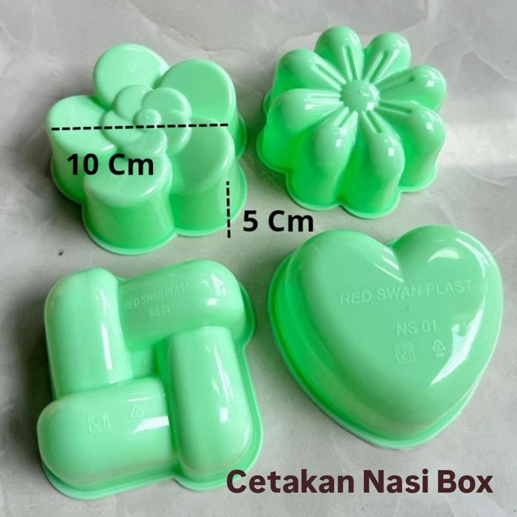 [ISI 4 PCS] CetakanNasiBesar Jumbo Plastik/Pencetak Nasi Box Motif Besar/CetakanNasi BesarBolu Kukus