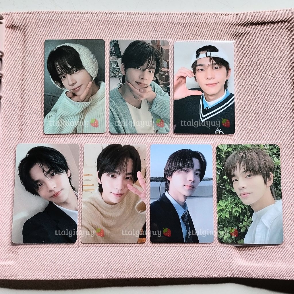 [1] OFFICIAL SHINYU TWS PHOTOCARD SPARKLING BLUE SUMMER BEAT LAST BELL TRY WITH US HAJIMEMASHITE 1ST